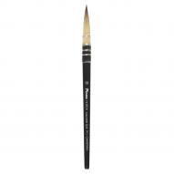 Кисть синтетика имитация круглая HI-TECH QUILL №10 ручка короткая, пленочная обойма