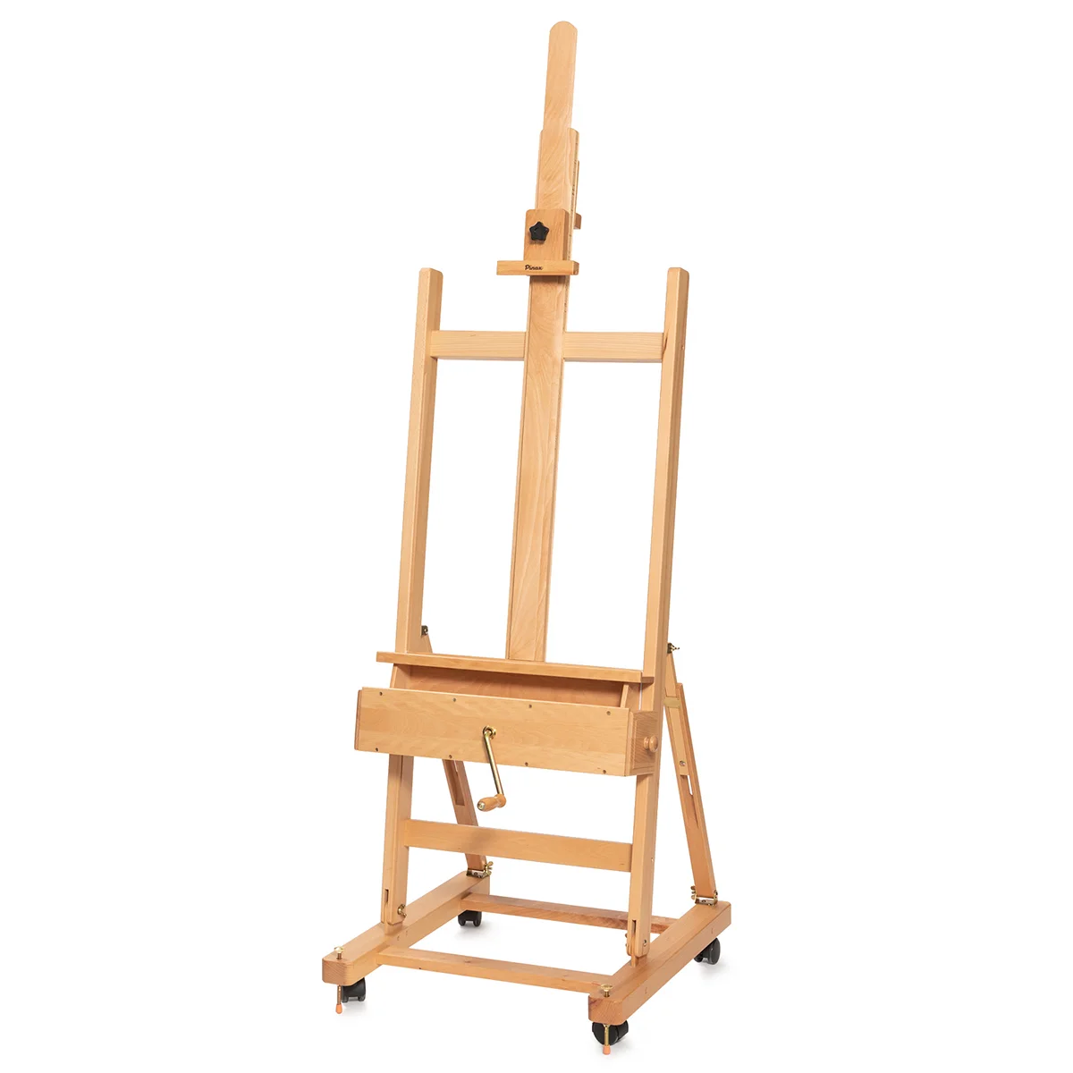 Мольберт станок PINAX СТУДИЯ h:180/250см база:64х66см холст:210см 24кг сосна