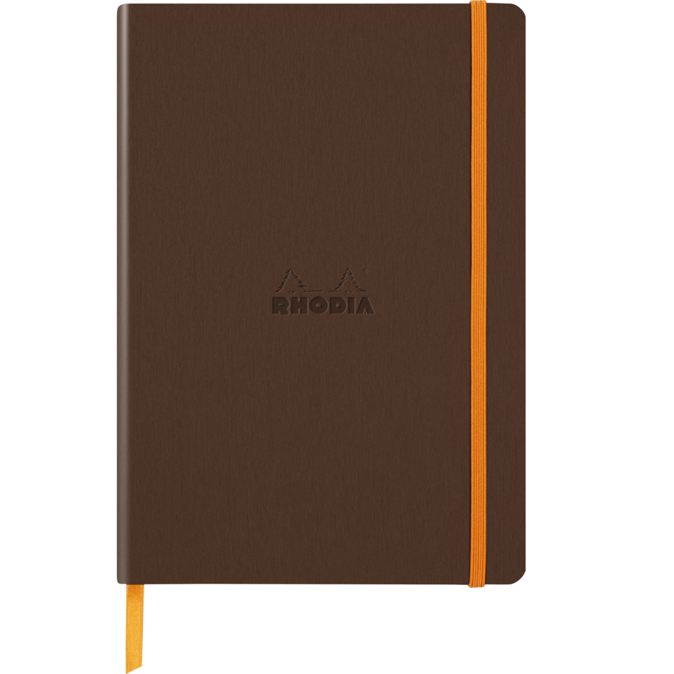 Записная книжка 90г/кв.м 148x210мм 80л RHODIARAMA точка бронзовый мягк.обл.