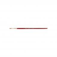 Кисть для акварели синтетика скошенная ORO ROSSO 758 №04 ручка короткая