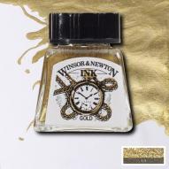 Тушь WINSOR&NEWTON цв.№283 золотой флакон 14мл