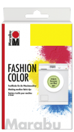 Краска для ткани FASHION COLOR для окрашивания в стиральной машине зеленый лайм