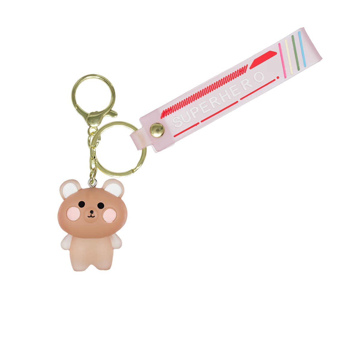 Брелок для ключей красный 03