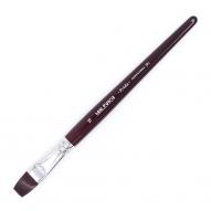 Кисть для акварели синтетика плоская FRIDA №18 ручка средняя