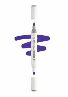 Маркер акриловый СОНЕТ на водной основе два пера №R848 сапфировый кисть/пуля