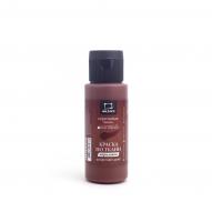 Краска по ткани акрил МАЛЕВИЧЪ коричневая флакон 60мл