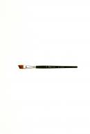 Кисть для акрила и масла синтетика плоская скошенная CREATIVE 349 №10 ручка короткая