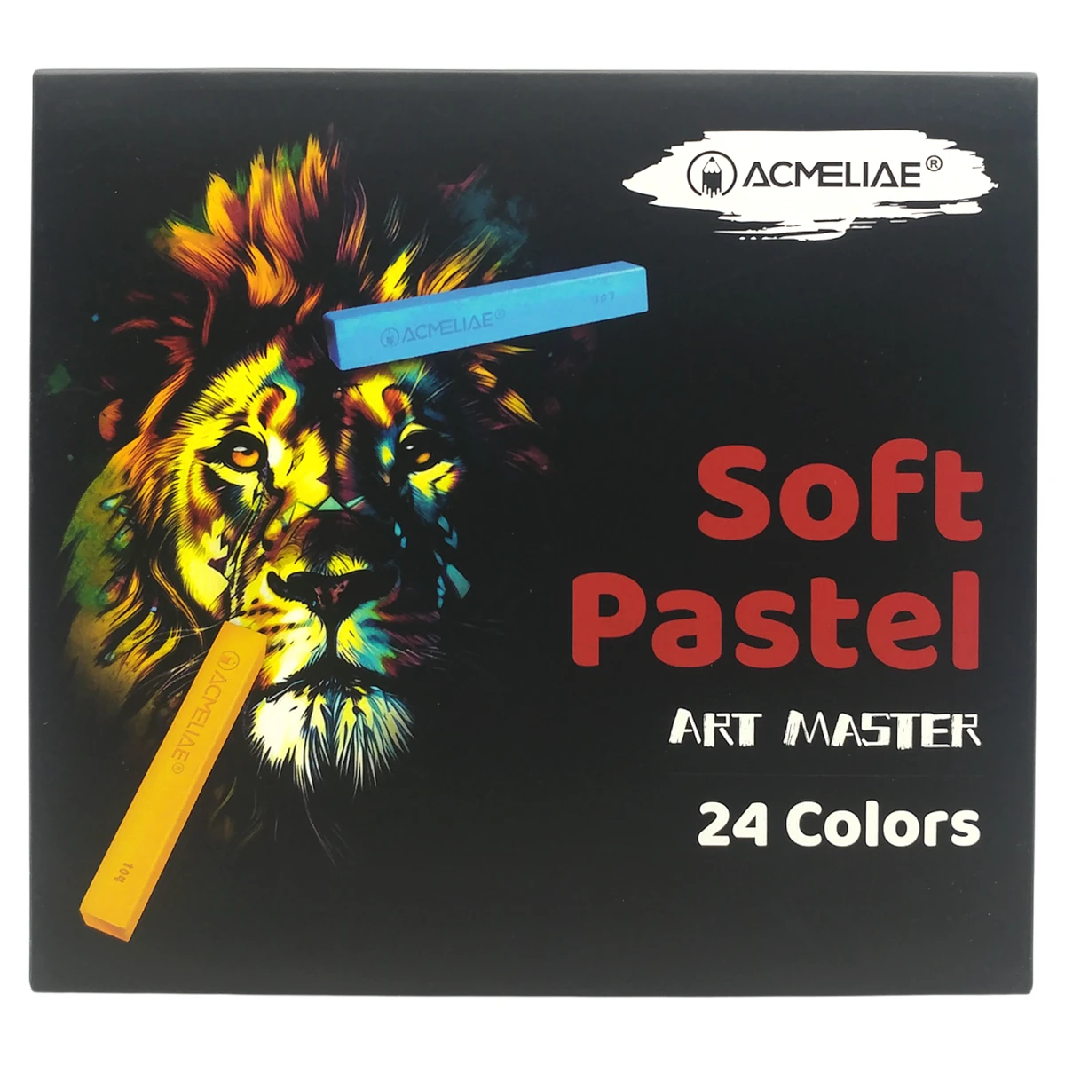 Набор пастели сухой квадратной ACMELIAE 24цв. картонная уп-ка