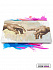 Картина по номерам на холсте МИКЕЛЛАНДЖЕЛО-СОТВОРЕНИЕ АДАМА 30х60см краски кисти